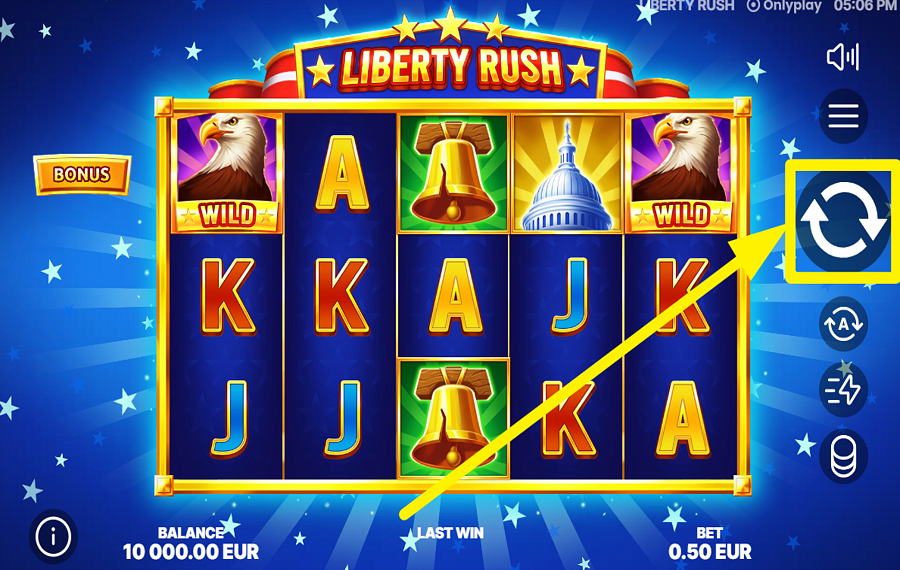 Liberty Rush SPIN FOR SUCCESS!