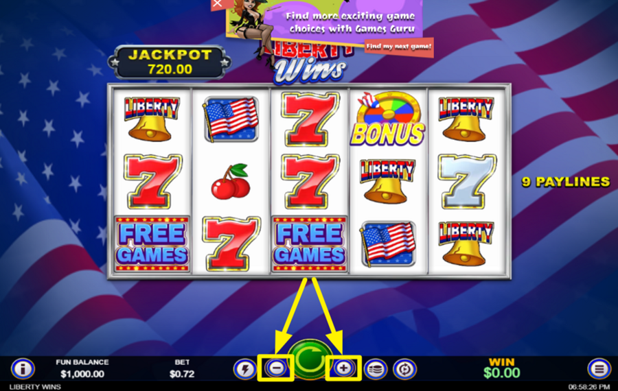 Liberty Wins DECIDE ON YOUR BET.