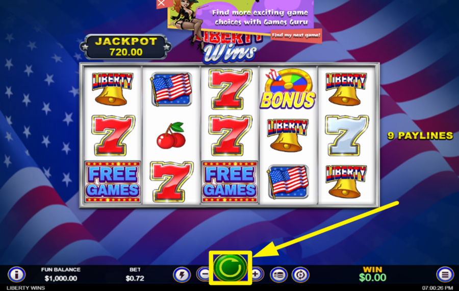 Liberty Wins JOIN THE SPINNING!