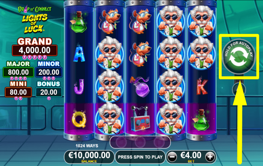 Lights of Luck Klicken Sie auf „Dream“, um zu gewinnen.