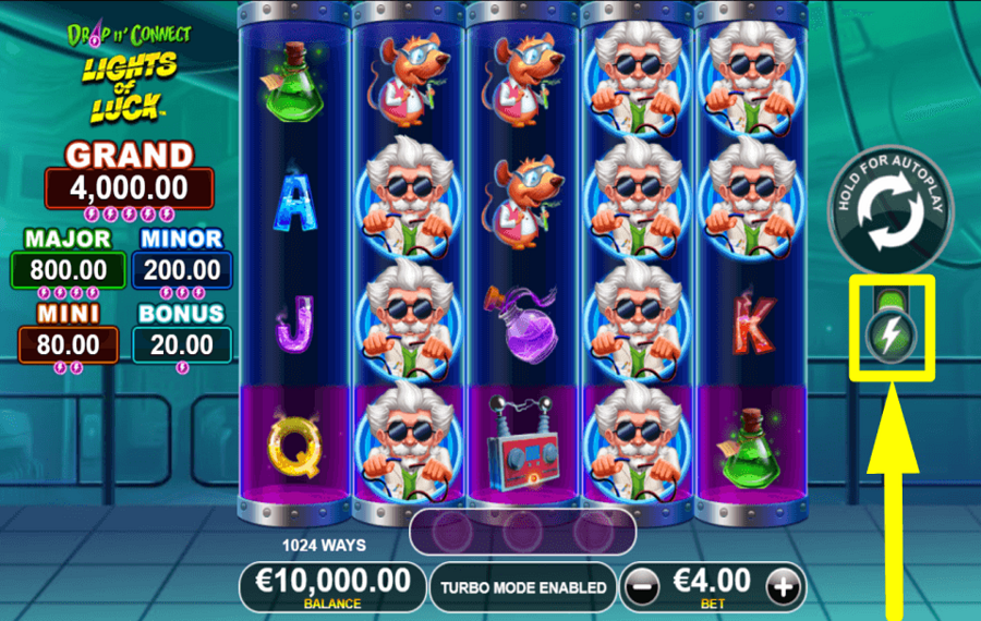 Lights of Luck SCHLEUDERNDREHZAHL ÄNDERN.