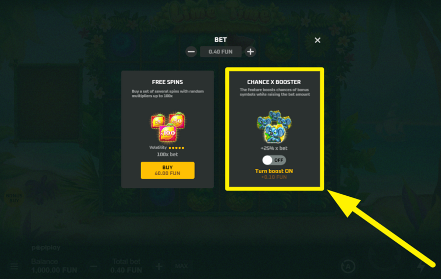 Lime Time ALLUMEZ LE CHANCE X BOOSTER.