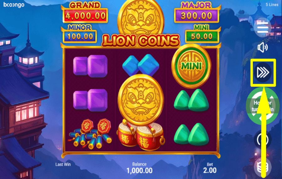 Lion Coins ИСПОЛЬЗУЙТЕ ТУРБО-СПИНЫ.