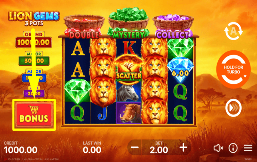 Lion Gems 3 Pots Hold and Win KAUFEN SIE BONUSANGEBOTE.
