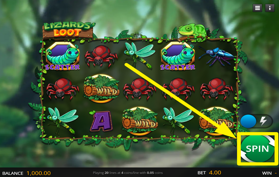 Lizards Loot TOURNEZ POUR GAGNER!