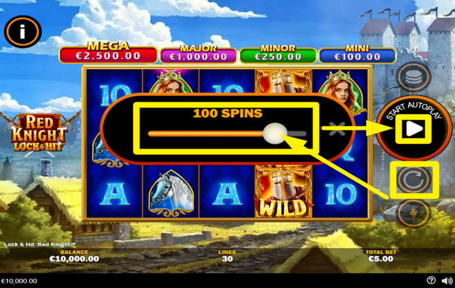 Lock and Hit Red Knight ВКЛЮЧИТЬ АВТОВОСПРОИЗВЕДЕНИЕ.