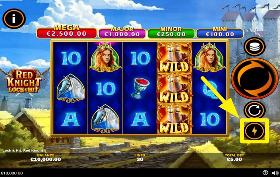 Lock and Hit Red Knight УВЕЛИЧЬТЕ СКОРОСТЬ.