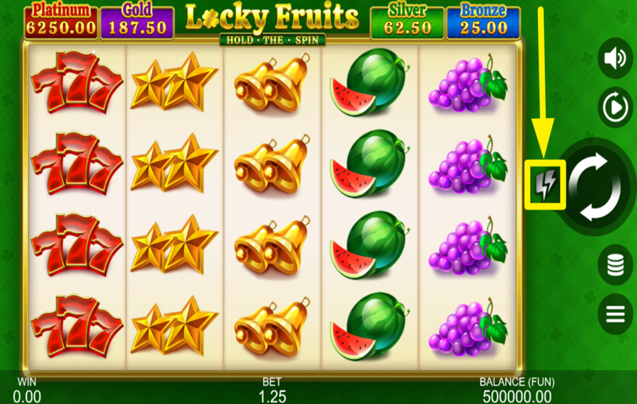 Locky Fruits Hold the Spin QUICKEN THE GAME.