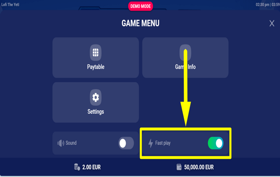 Lofi The Yeti ACCÉLÉREZ LE JEU.