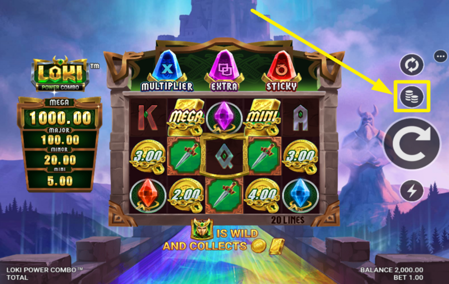 Loki Power Combo ОПРЕДЕЛИТЕ СВОЮ СТАВКУ.