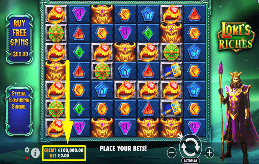 Lokis Riches CHANGE CREDIT VIEW.