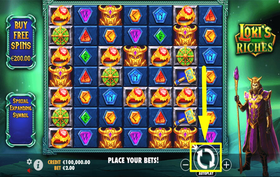 Lokis Riches CLICK THE PLAY BUTTON.