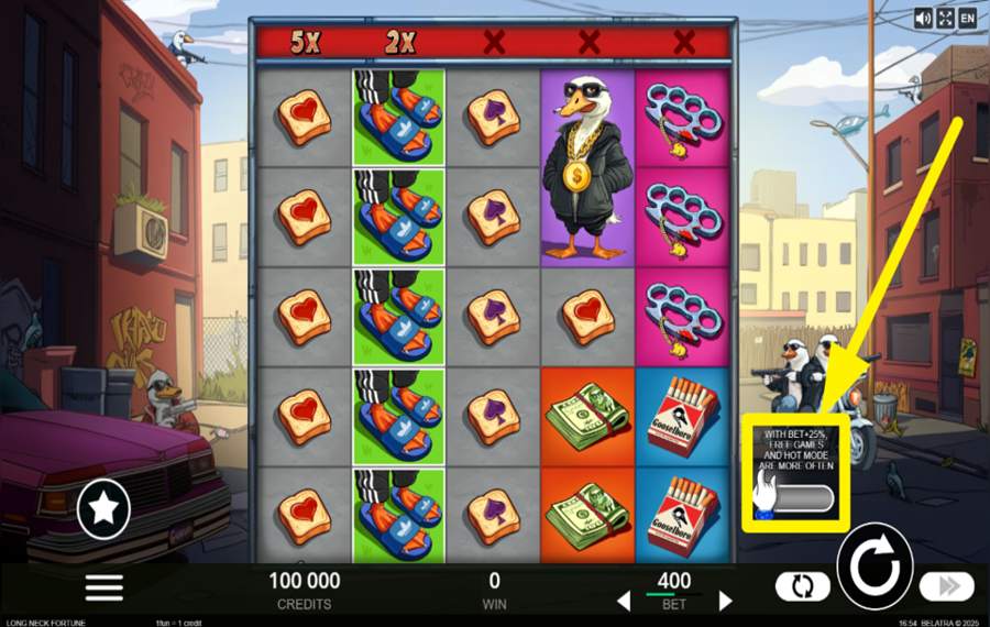 Long Neck Fortune BOOST YOUR BET.