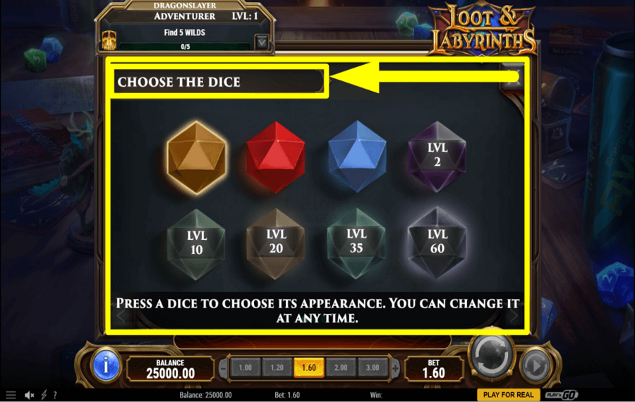 Loot and Labyrinths ВЫБЕРИТЕ КОСТЬ.