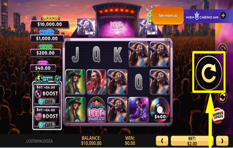 Lootapalooza SPIN TO WIN.