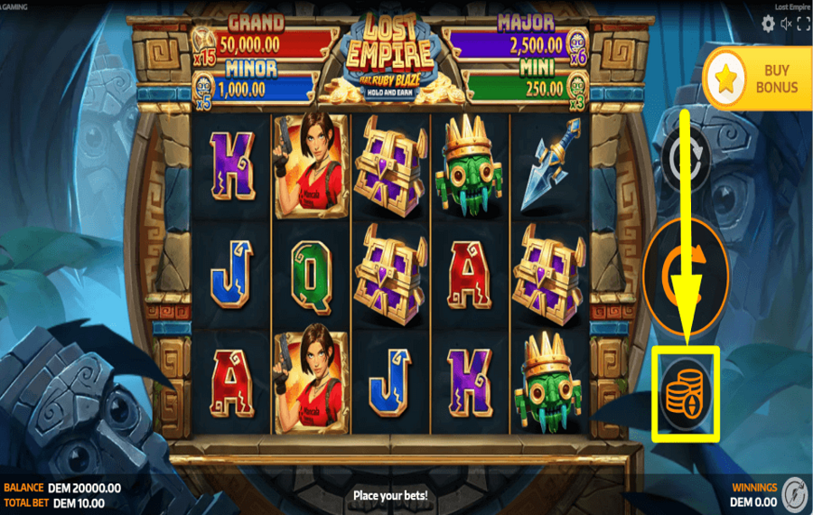 Lost Empire Featuring Ruby Blaze SELECT YOUR STAKE.