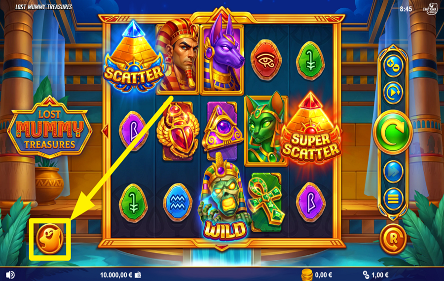 Lost Mummy Treasures PROFITEZ D'UN BONUS!