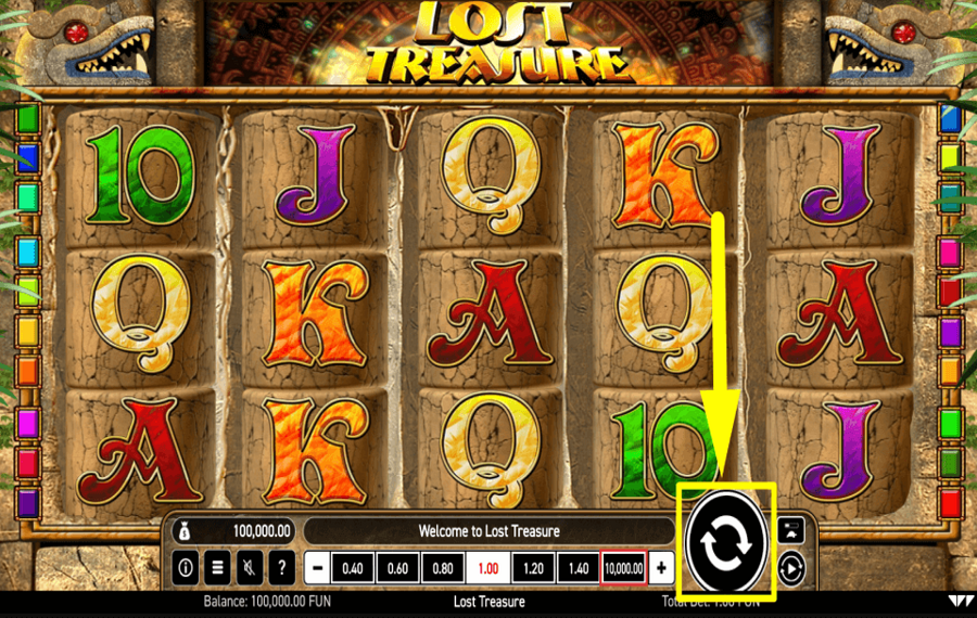 Lost Treasure TAP THE PLAY BUTTON.