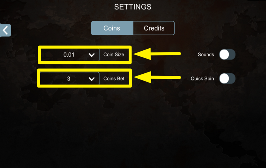 Lost Vegas Passen Sie Ihren Einsatz noch weiter an.