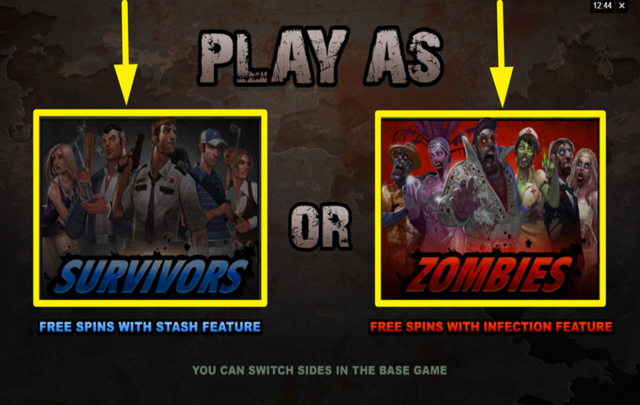 Lost Vegas WÄHLEN SIE DEN SPIELMODUS.