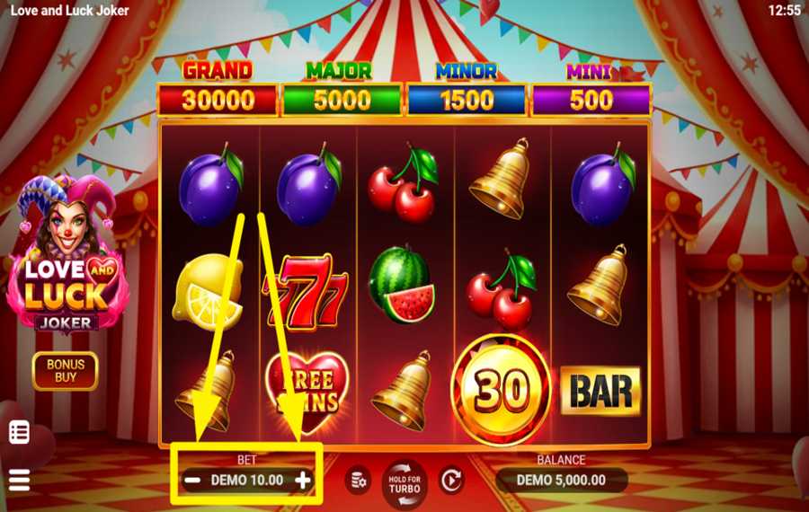 Love and Luck Joker INDIQUEZ VOTRE MISE.