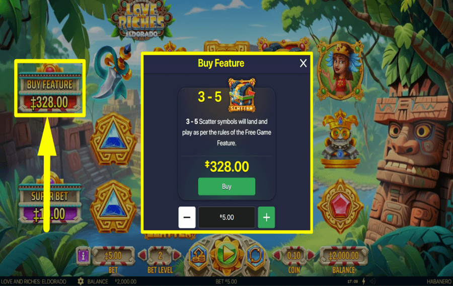 Love and Riches Eldorado ACHETEZ DES TOURS.