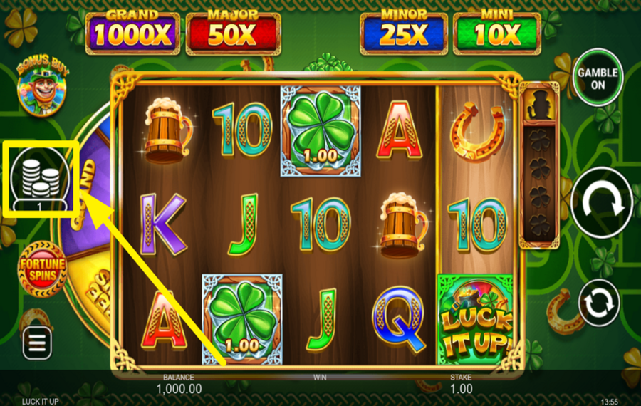 Luck It Up AJUSTA TU APUESTA.