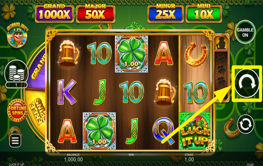 Luck It Up JUEGA EL JUEGO.