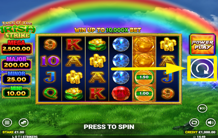 Luck O the Irish Strike SPIN TO WIN!
