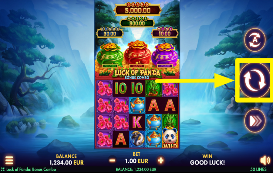 Luck of Panda Bonus Combo PARTICIPATE IN THE FUN!