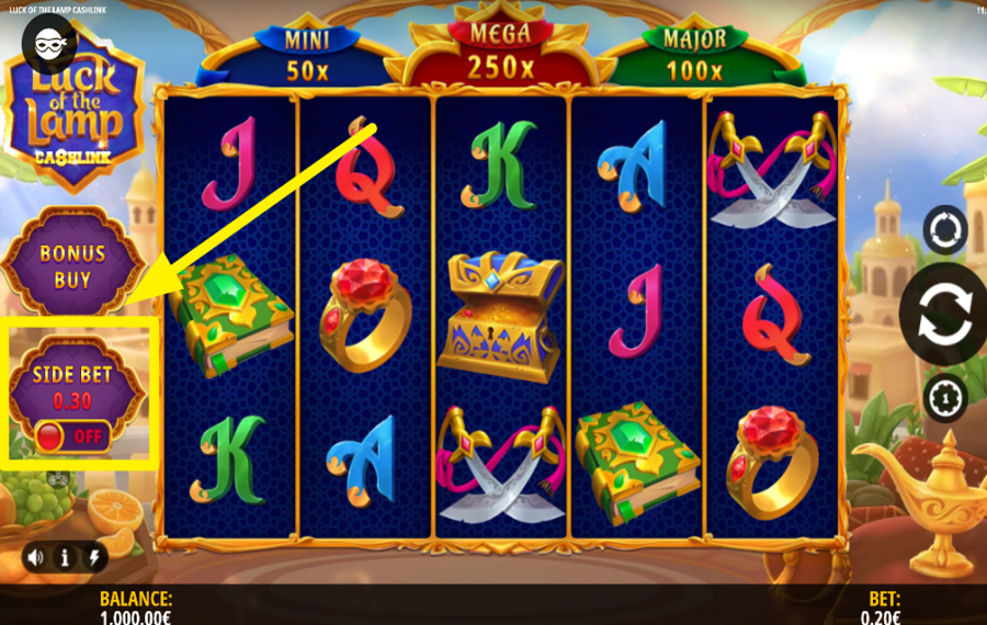 Luck of the Lamp Cashlink ВЫБЕРИТЕ БОКОВУЮ СТАВКУ.