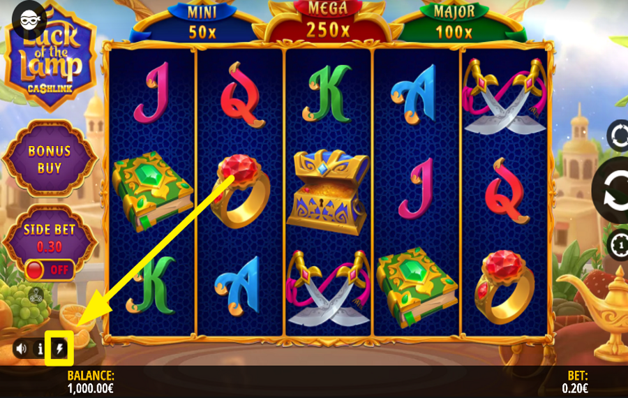 Luck of the Lamp Cashlink ВРАЩАЙТЕ БАРАБАНЫ В ТУРБО-РЕЖИМЕ.