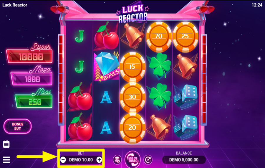 Luck Reactor DÉCIDEZ DE VOTRE MISE.