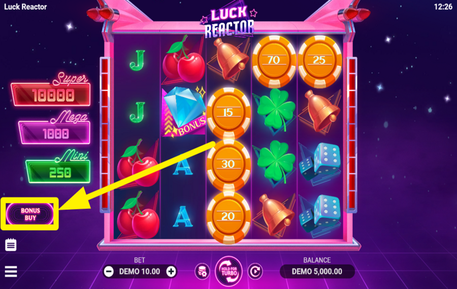 Luck Reactor CHOISISSEZ DES TOURS SUPPLÉMENTAIRES !