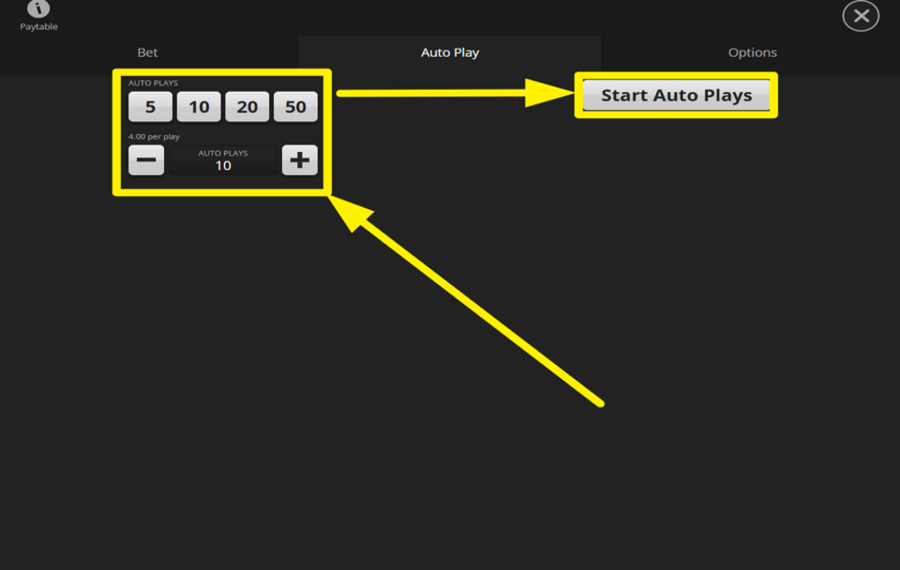 Lucky 7s Strike UTILIZE AUTOPLAY.