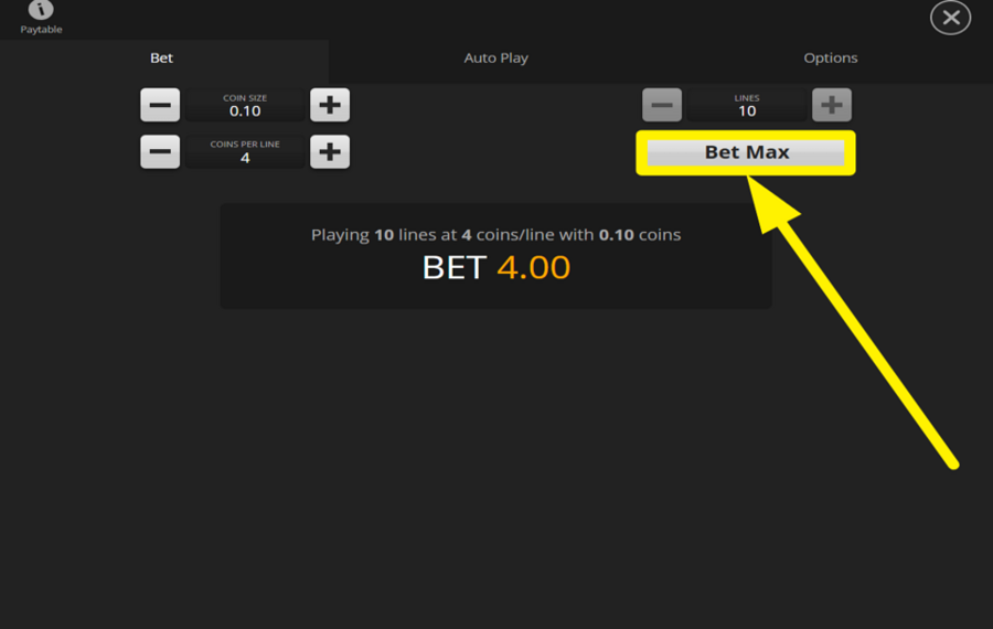 Lucky 7s Strike CHOOSE THE HIGHEST WAGER LIMIT.
