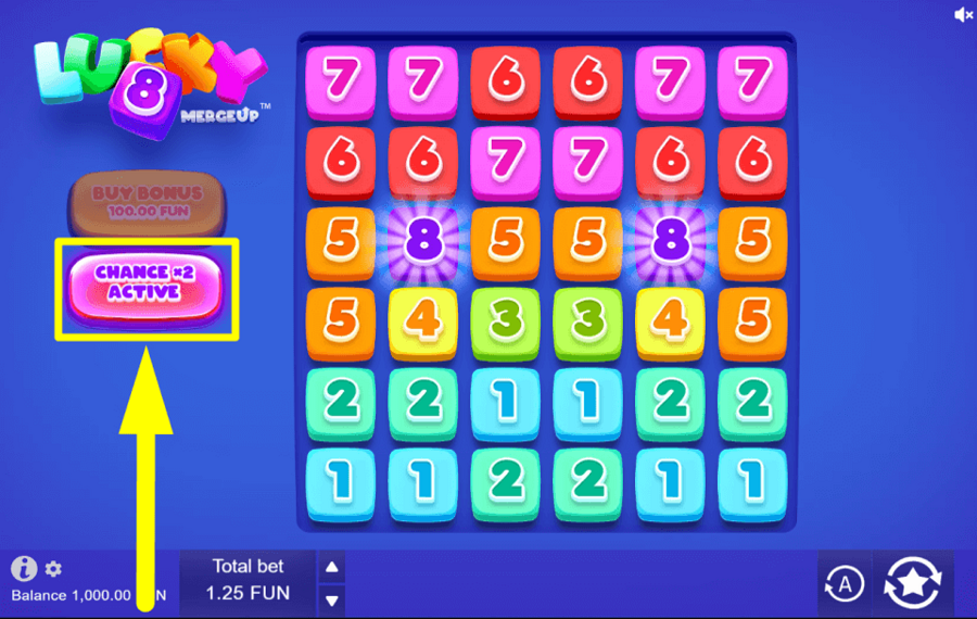 Lucky 8 Merge Up РИСКНУТЬ!