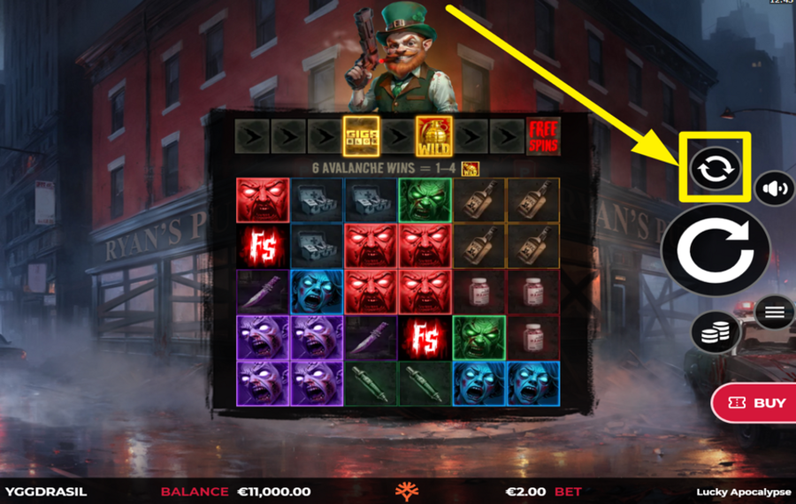 Lucky Apocalypse UTILIZE AUTOPLAY.