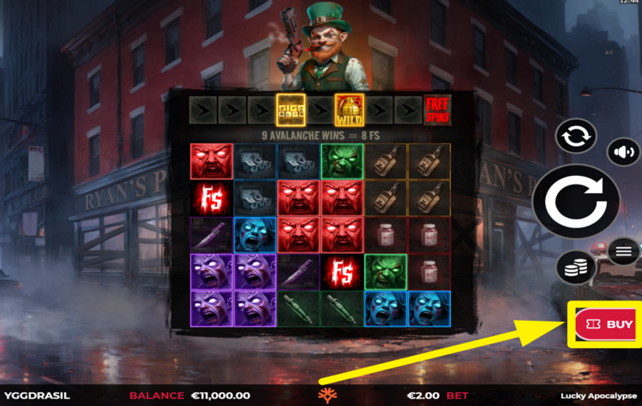 Lucky Apocalypse BUY FREE SPINS.