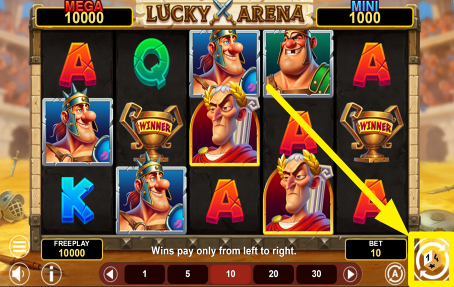 Lucky Arena Hold And Win PARTICIPEZ À LA FÊTE!