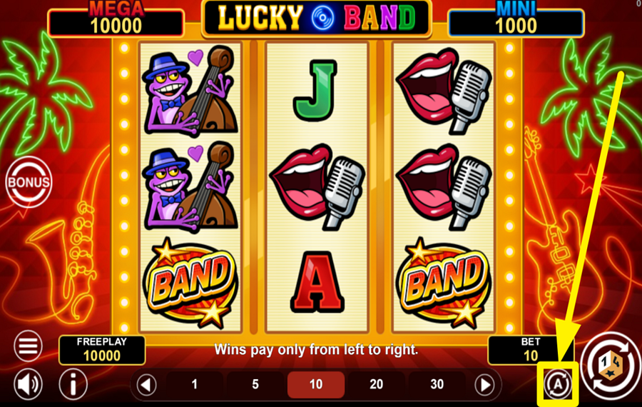Lucky Band Hold And Win AUTOMATISCHES ABSPIELEN AUSLÖSEN.
