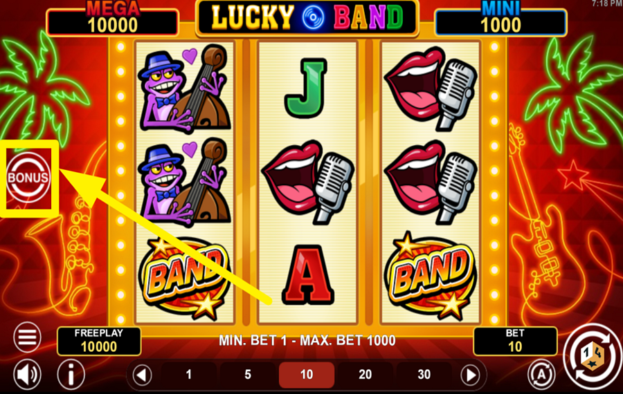 Lucky Band Hold And Win MEHR SPASS! 