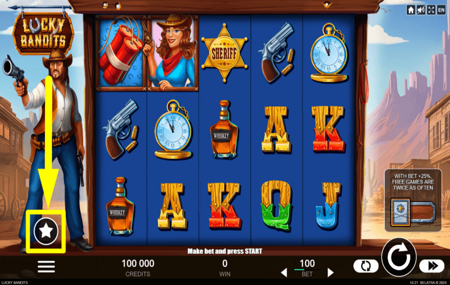 Lucky Bandits SHOP FOR FEATURES.