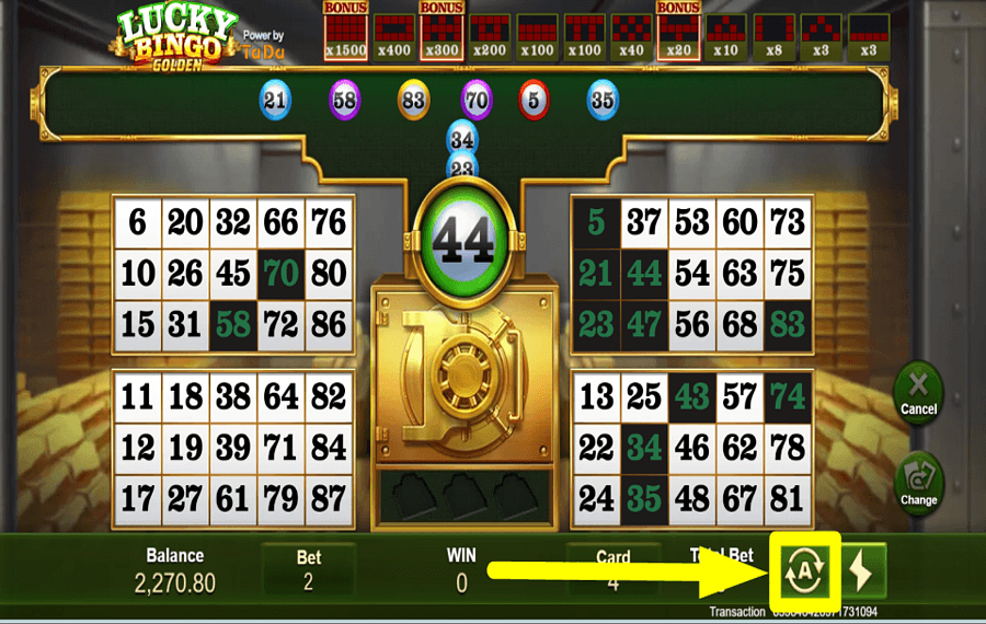 Lucky Bingo ПЕРЕКЛЮЧИТЬСЯ НА АВТОВОСПРОИЗВЕДЕНИЕ.