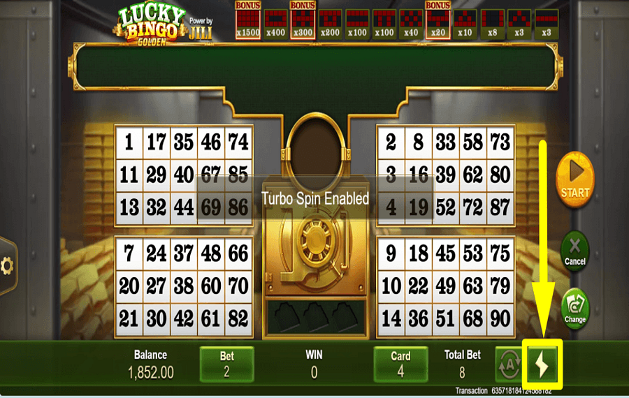 Lucky Bingo ACCELERA IL GIOCO.