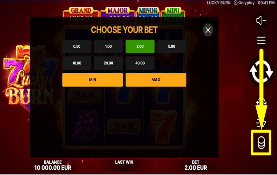 Lucky Burn DÉCIDEZ DE VOTRE MISE.