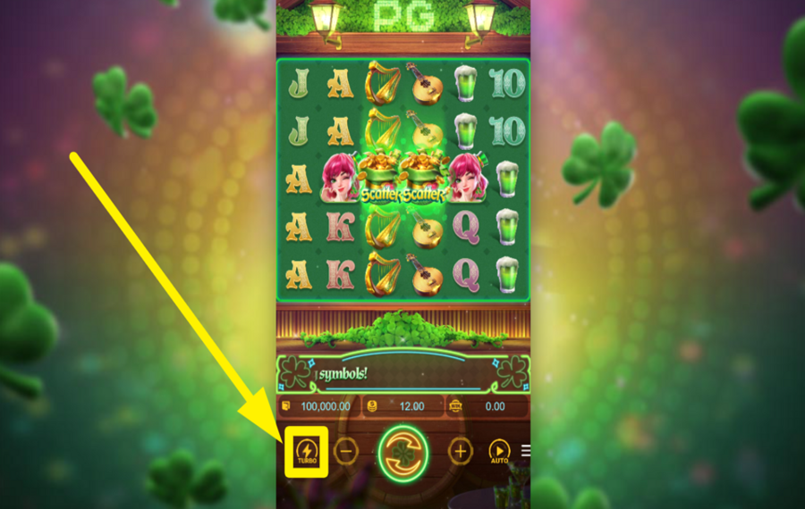 Lucky Clover Lady AMP UP THE GAME.