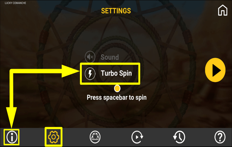 Lucky Comanche ВКЛЮЧИТЕ ТУРБОСПИНЫ.