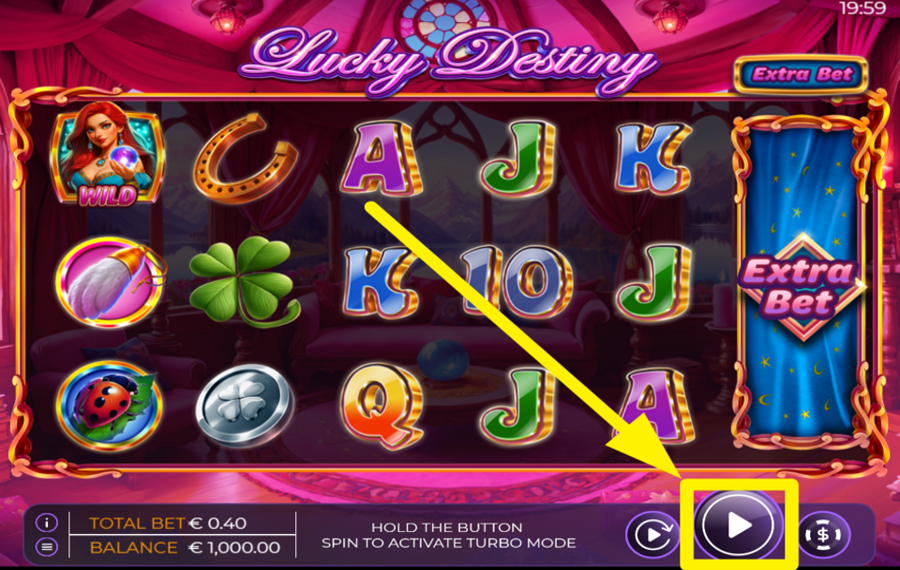 Lucky Destiny ВРАЩАЙТЕ БАРАБАНОВЫ.