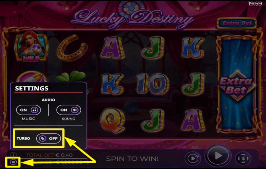 Lucky Destiny УСКОРЬТЕ ИГРУ.